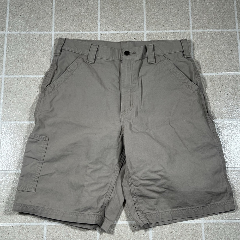 Carhartt B147 TAN Men's Workwear TanConstruction Outdoor Shorts Size 32